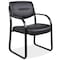 Officesource Merit Collection Sled Base Guest Chair with Arms and Black Frame 315VBK - alternate 1